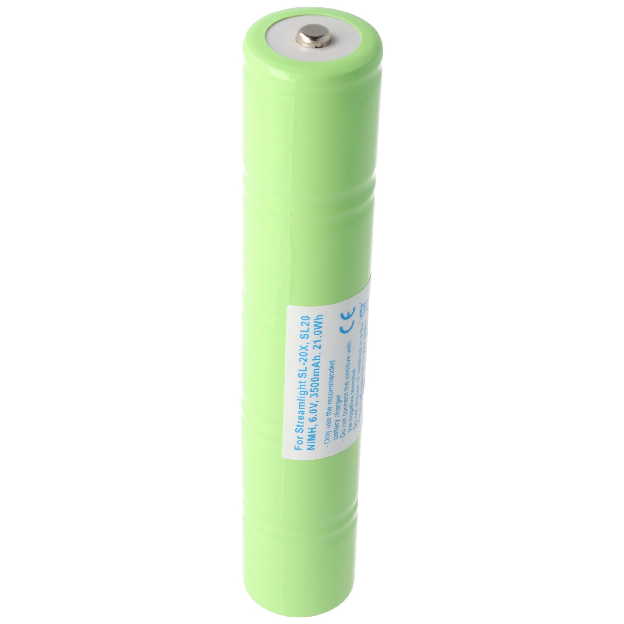 Streamlight SL-20X pil, SL20, NiMH pil IMT-3500D 6.0 volt 3500mAh, 21Wh, 180x32.5mm için uygun çoğaltma pili