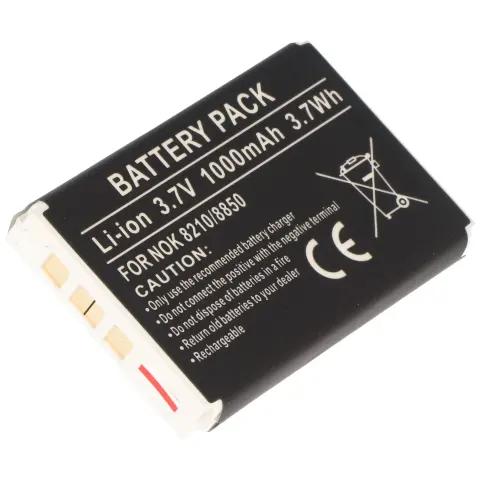 Nokia 8210, 8850, Li-ion, 3.7V, 1000mAh, 3.7Wh için uygun pil