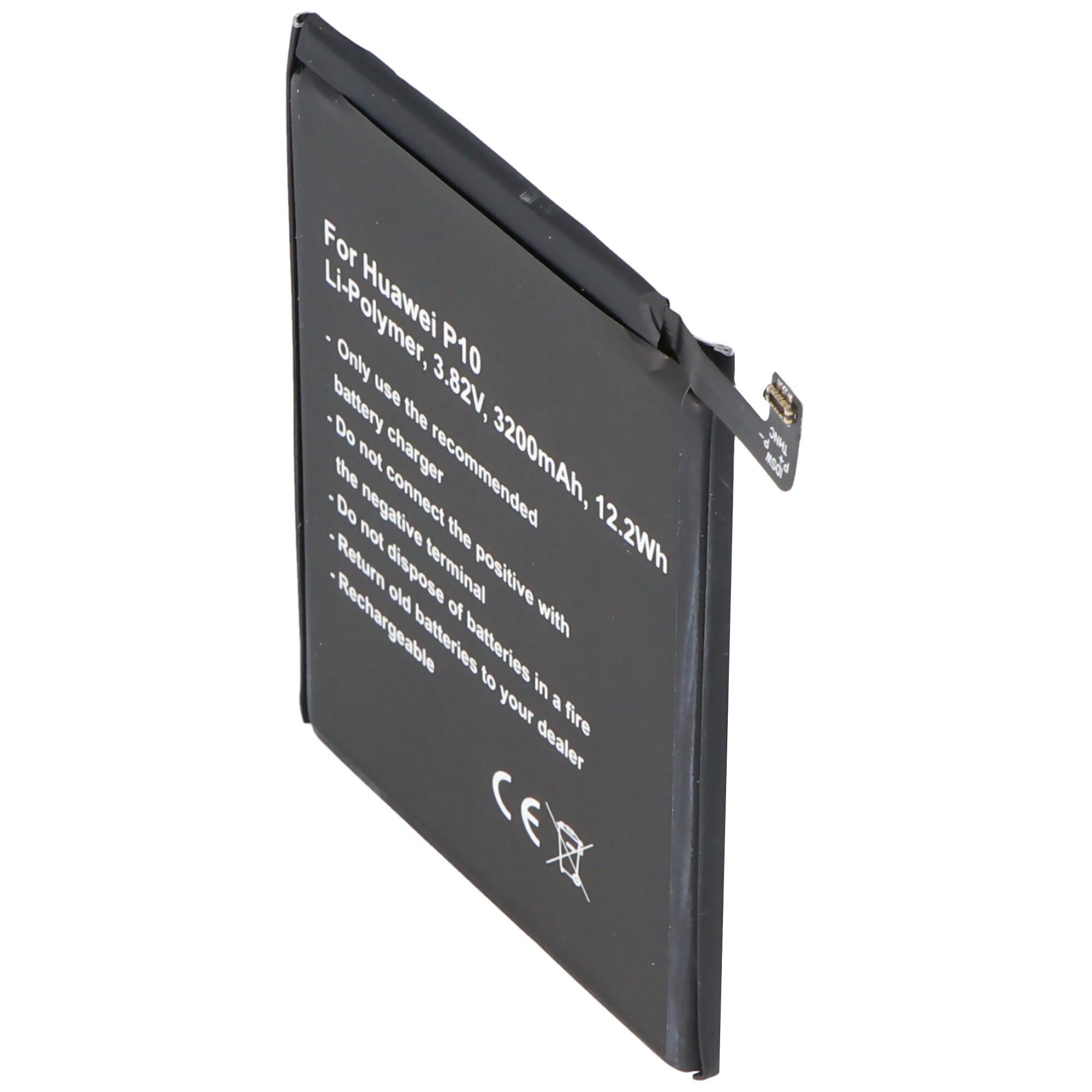 Pil, Huawei P10, Li-Polimer, 3.82V, 3200mAh, 12.2Wh, dahili, aletsiz