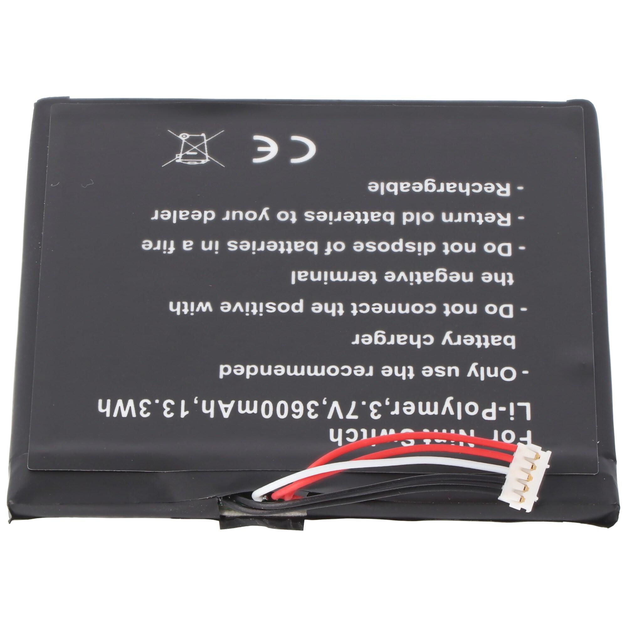 Nintendo Switch, Li-Polimer, 3.7V, 3600mAh, 13.3Wh için uygun pil