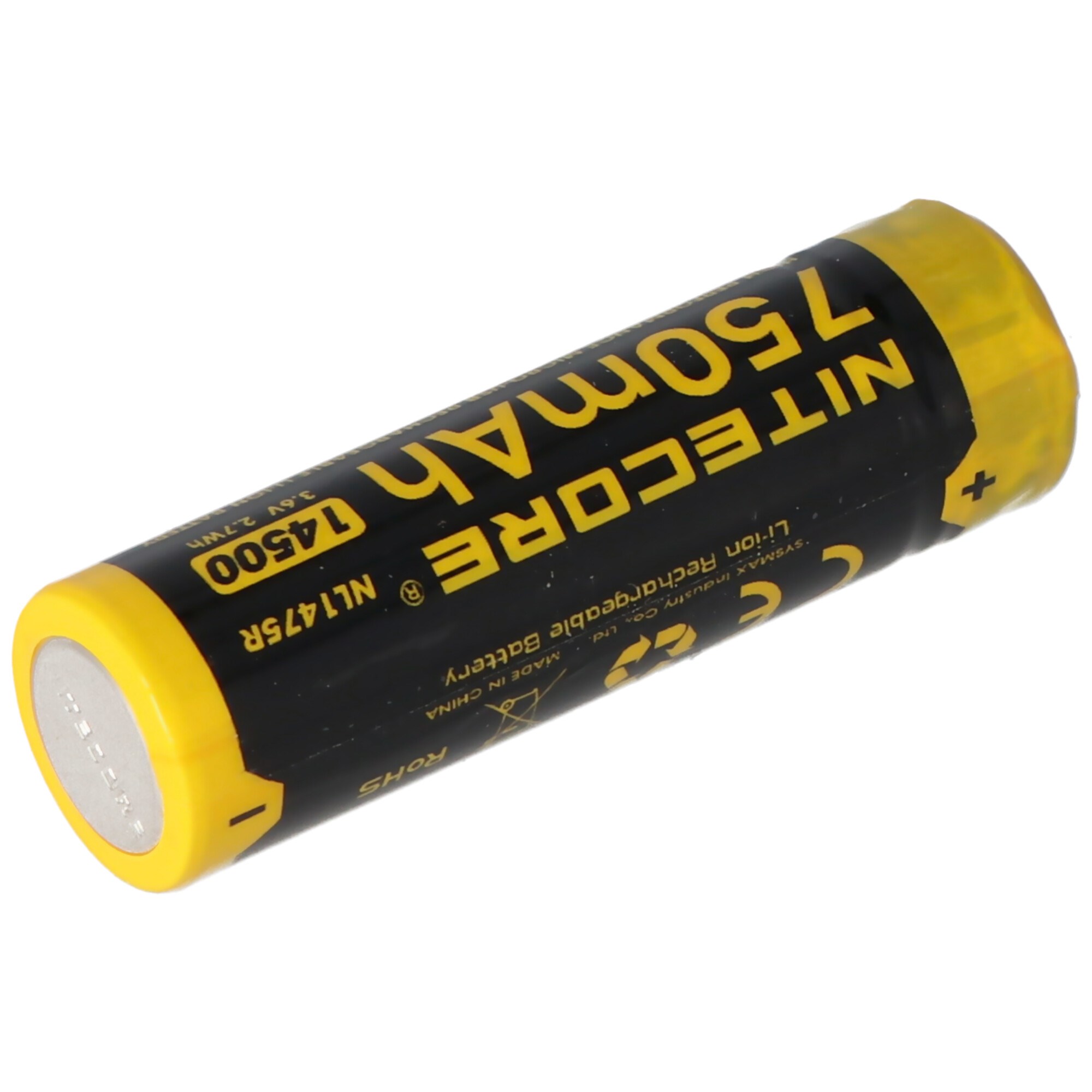 Nitecore Li-Ion pil tipi 14500 - 750mAh - NL1475R