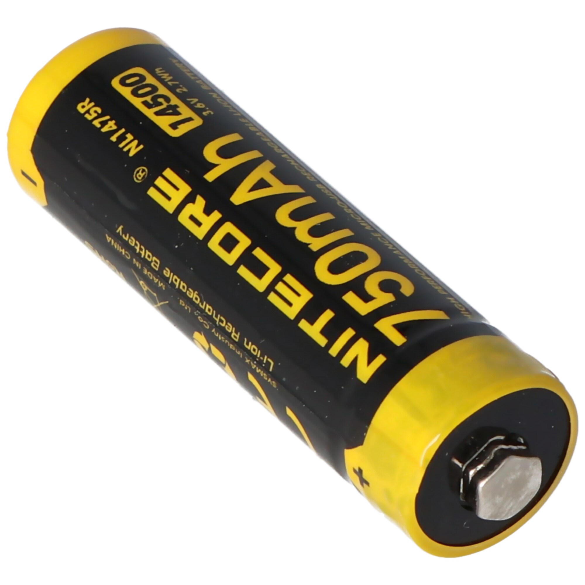 Nitecore Li-Ion pil tipi 14500 - 750mAh - NL1475R