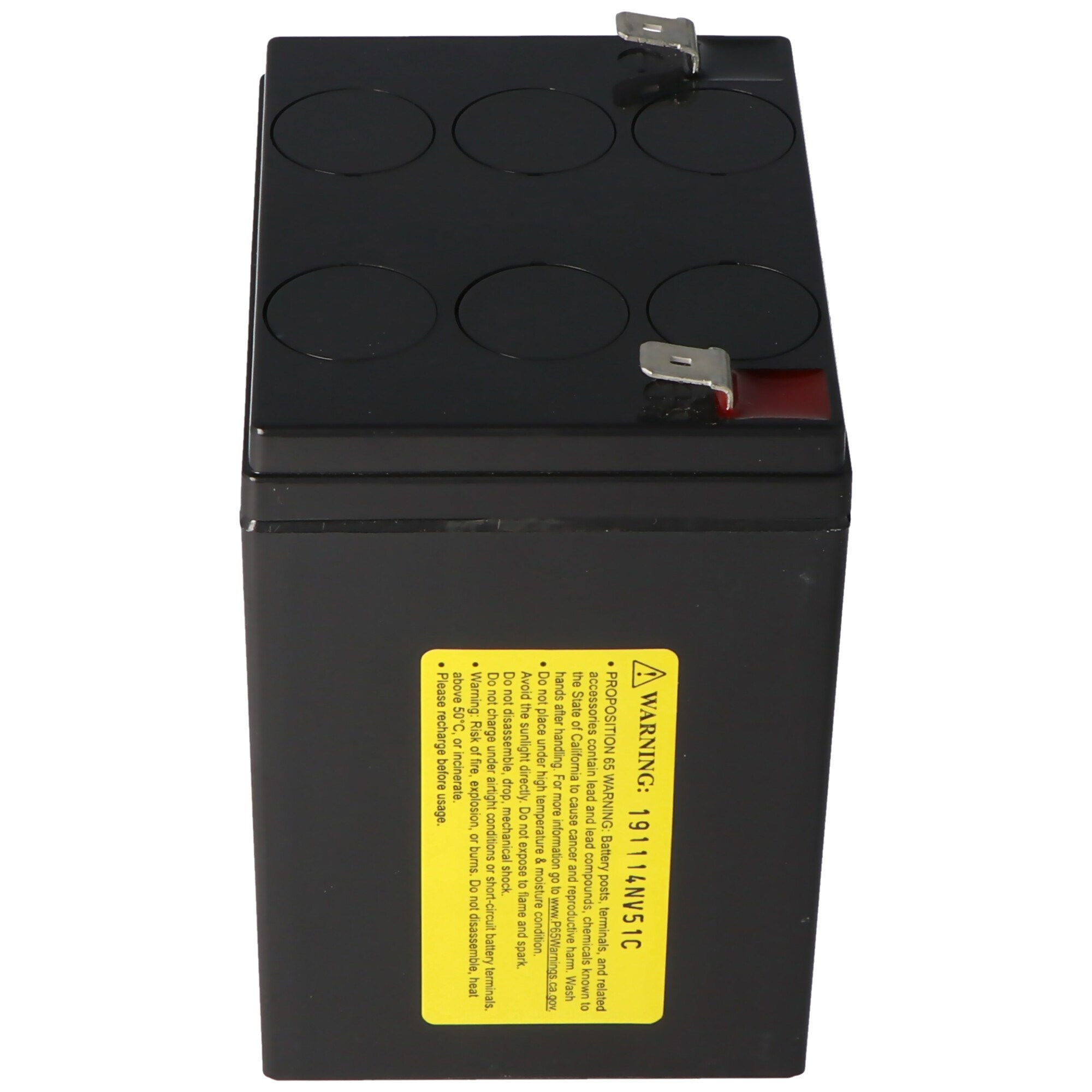 CSB-HR1221WF2 12 volt AGM kurşun asit akü 1.75Ah - 21Wh, 90x70x106mm Faston 6.3mm yüksek akıma dayanıklı