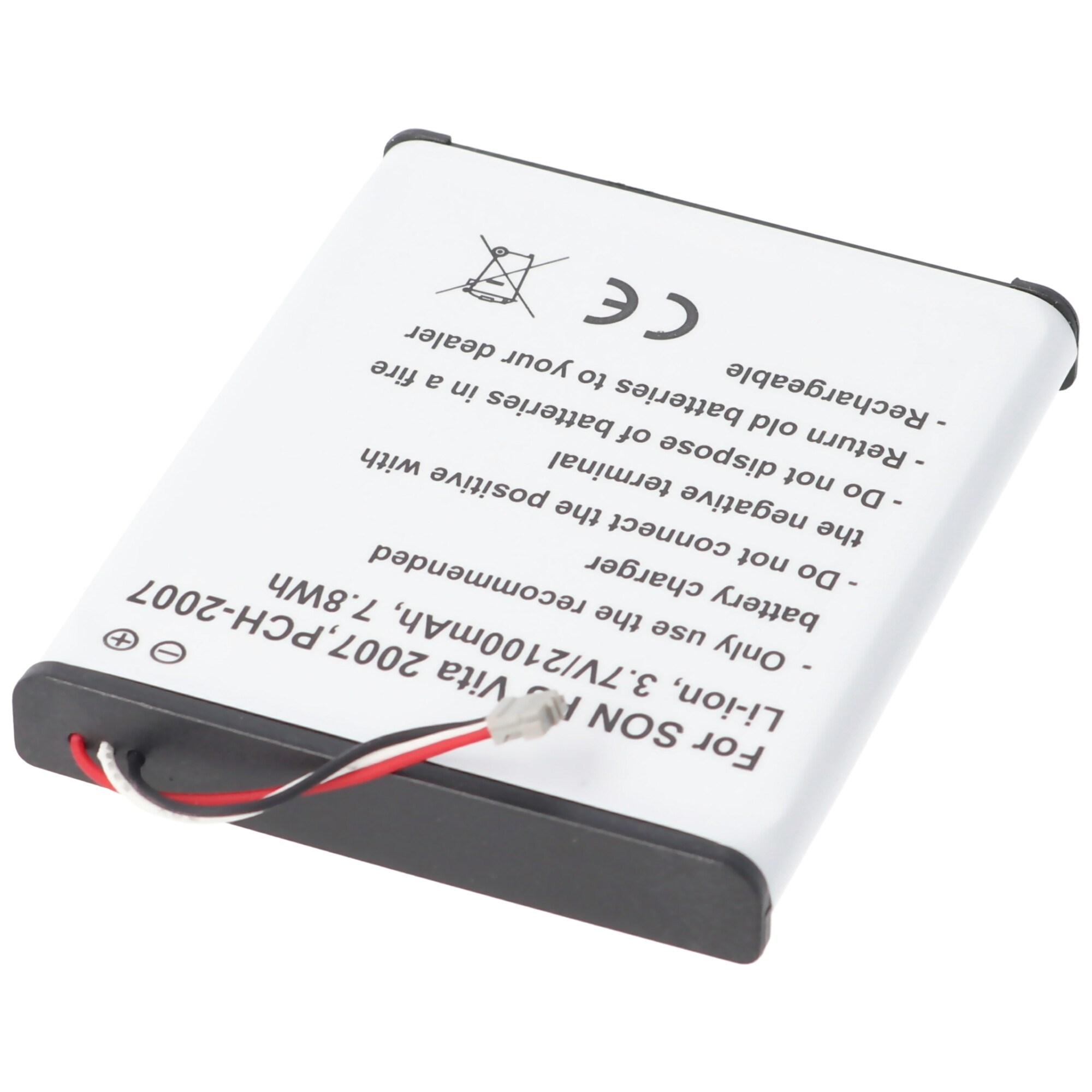 Sony PS Vita 2007, PCH-2007, Li-ion, 3.7V, 2100mAh, 7.8Wh için uygun pil