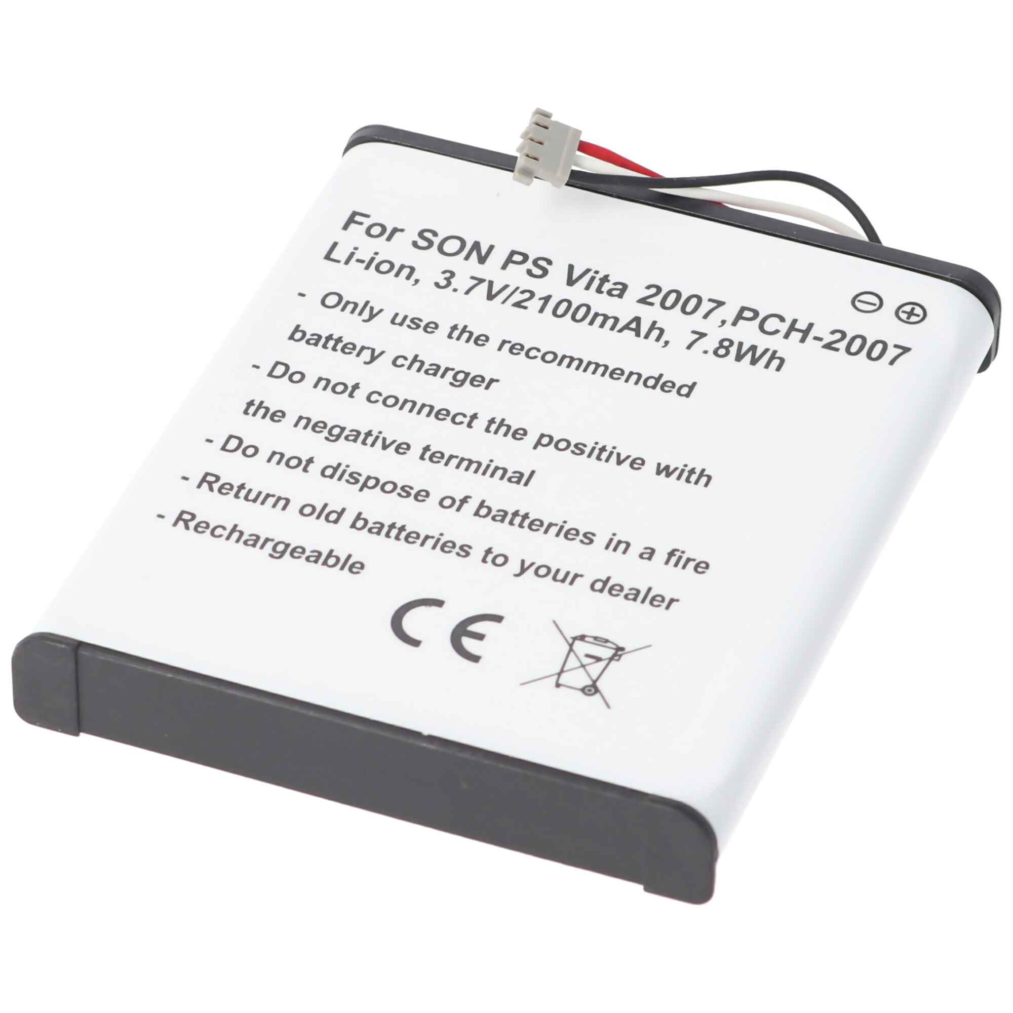 Sony PS Vita 2007, PCH-2007, Li-ion, 3.7V, 2100mAh, 7.8Wh için uygun pil