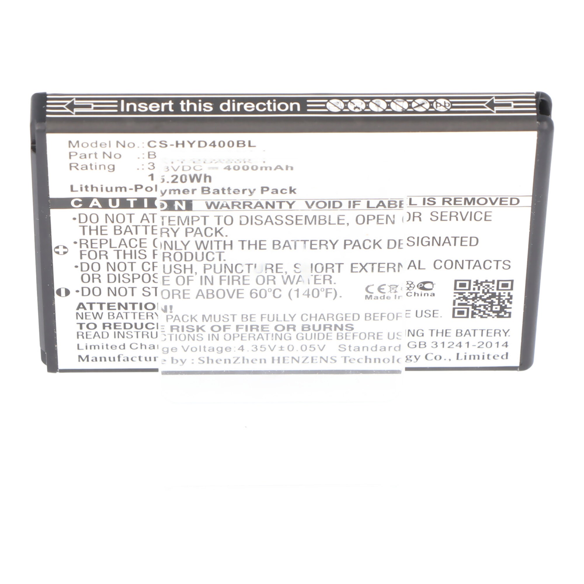 Honeywell Scanpal EDA50K, BAT-EDA50 BATT-EDA40-1 BATT-EDA50K-1 için uygun pil
