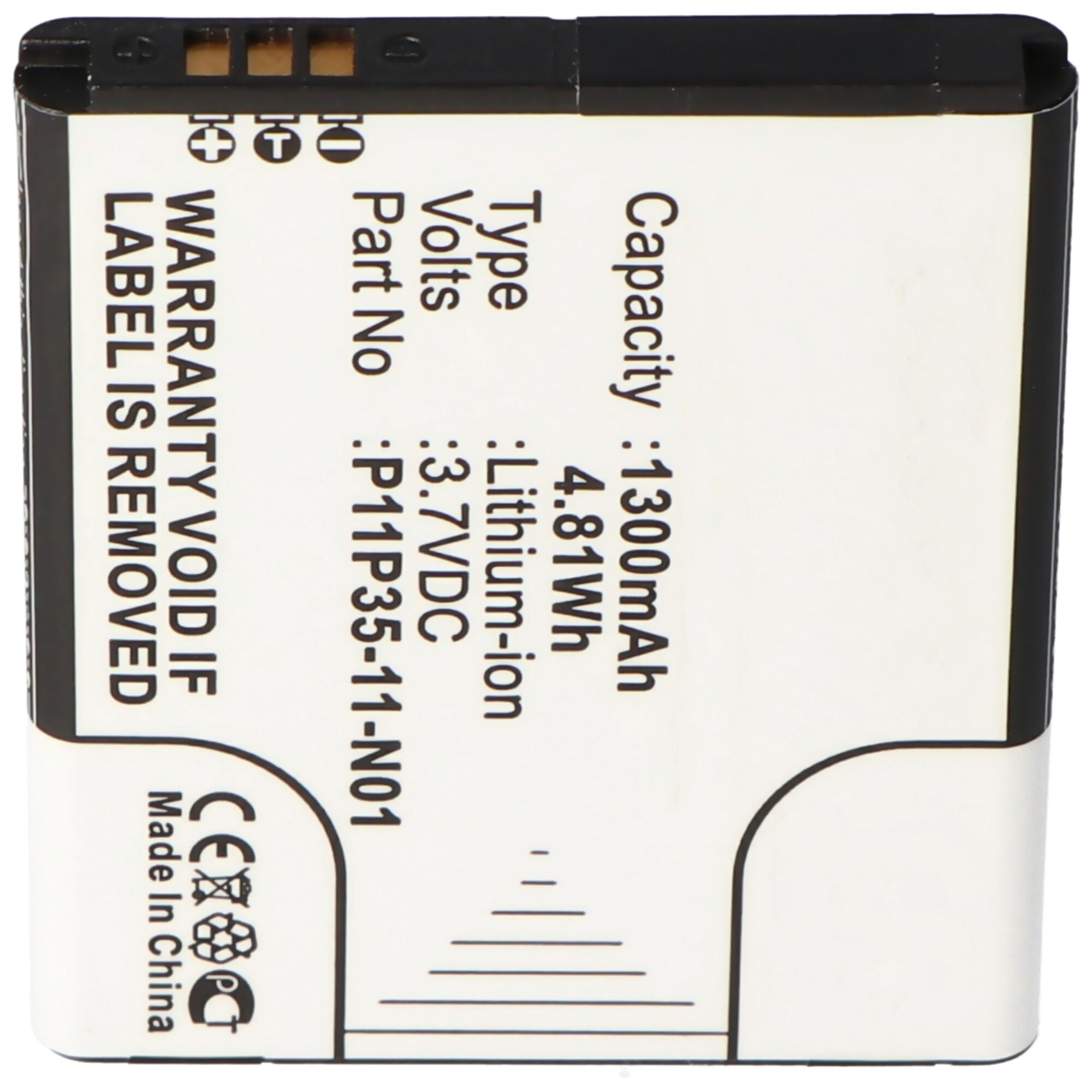 Texas Instruments Nspire CS CAS Grafiği, Li-ion, 3.7V, 1300mAh, 4.8Wh için uygun pil