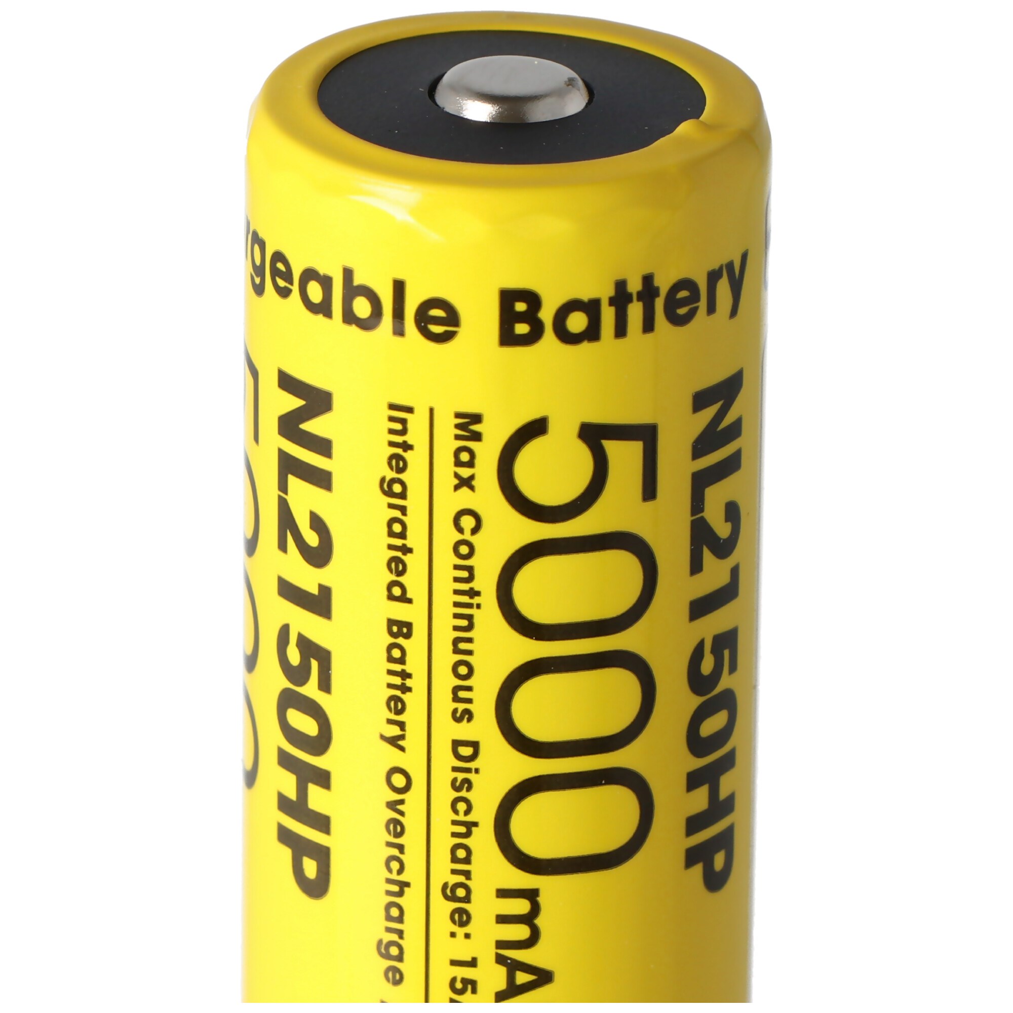 5000mAh NL2150HP ile Nitecore 21700 Li-ion pil, maks. 15A deşarj akımı
