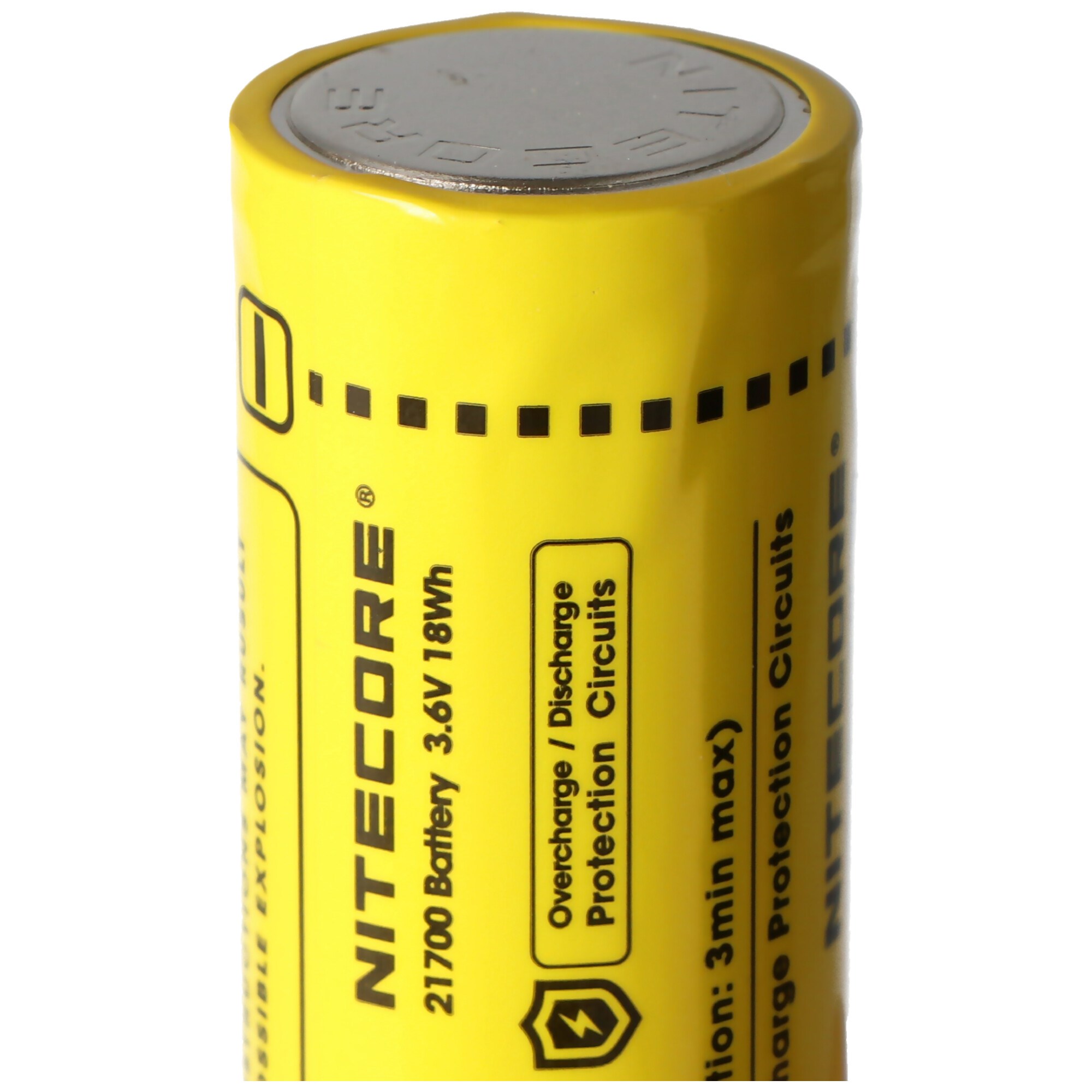 5000mAh NL2150HP ile Nitecore 21700 Li-ion pil, maks. 15A deşarj akımı