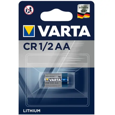 Varta Lityum CR 1/2 AA Varta 6127 3.0V 950mAh, polariteye dikkat edin