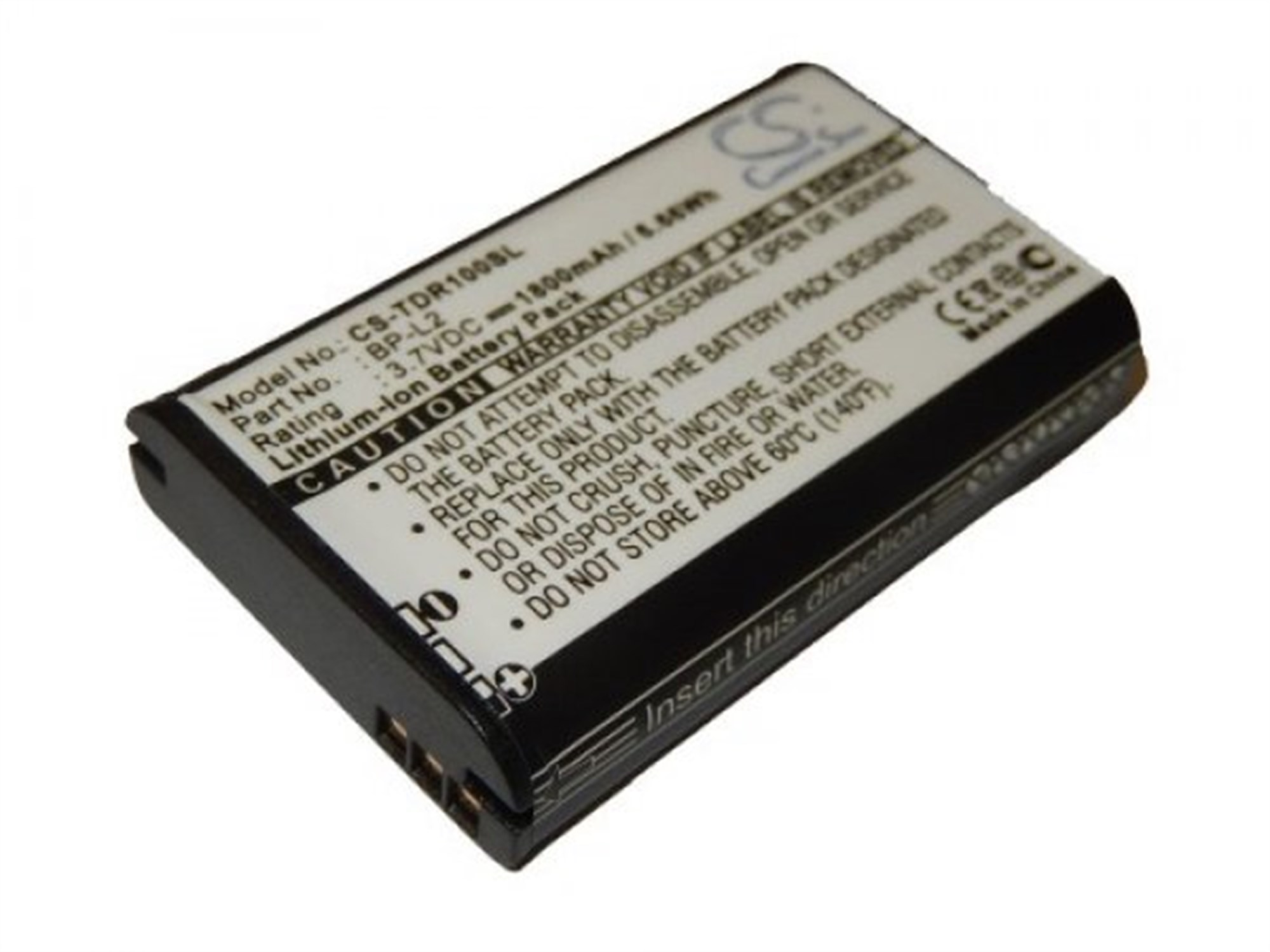 Tascam DR-1, GT-R1, DR serisi, BP-2L 3.7 Volt 1800mAh dikte makinesi için uygun pil