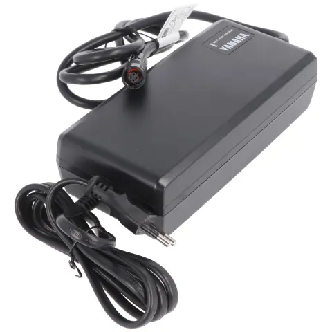 Orijinal Yamaha e-bisiklet şarj cihazı 4A 36V Yamaha pil için 4 kutuplu, maks. 42V şarj sonu voltajı