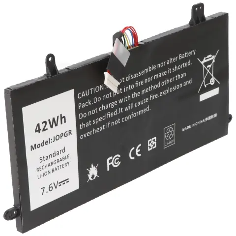 Dell Latitude 5290, Li-Polymer, 7.6V, 5500mAh, 42Wh, siyah için uygun pil
