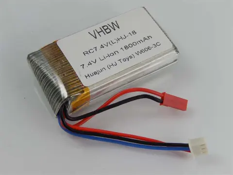 1800mAh (7.4V) Li-Ion için Pil