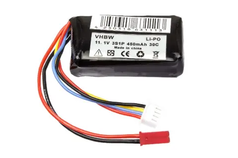 Li-polimer pil - 450mAh (11.1V) - model yapımı için