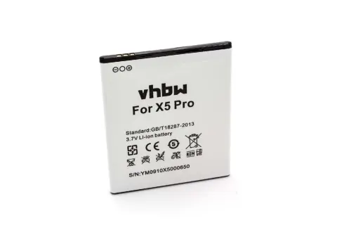 Li-Ion pil - cep telefonu, akıllı telefon, telefon için 2400mAh (3.7V) YM0910X5000650'nin yerini alır