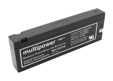 Multipower MP1222A 12V 2.2Ah, LC-SA122R3BG kurşun akünün yerini alır AGM kurşun jel akünün yerini alır