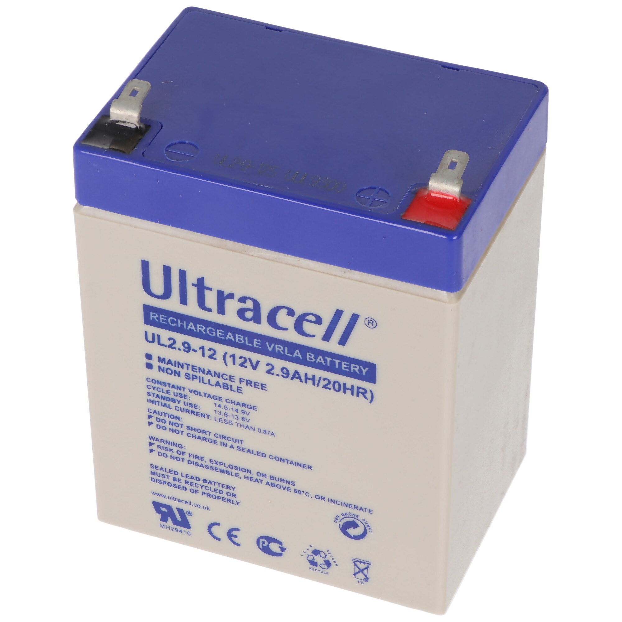 Ultracell UL2.9-12 12V 2.9Ah kurşun akü AGM kurşun jel akü