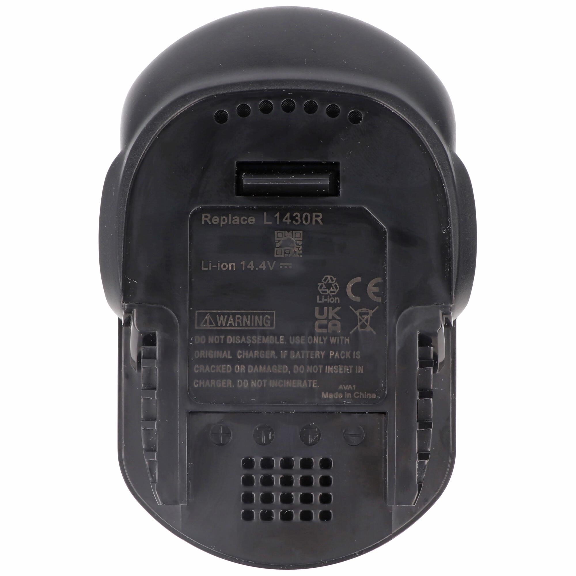 AEG L1430R, AEG L1415R, AEG L1420R, Li-Ion, 14.4V, 4000mAh için uygun pil