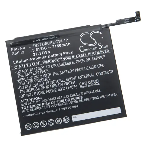 Huawei MatePad Pro ve HB27D8C8ECW-12, 7150mAh gibi diğerleri için pil