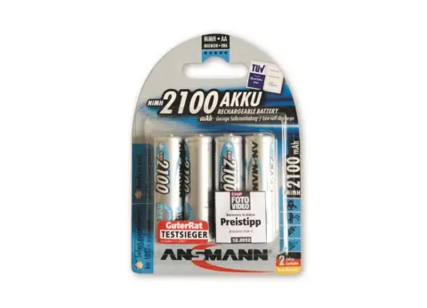 Ansmann maxE NiMH pil Mignon 2100mAh 4 parçalı blister