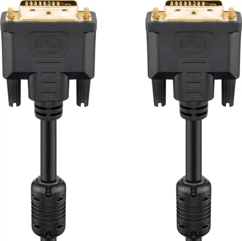 DVI-D Full HD kablo Dual Link, altın kaplama DVI-D konnektör Dual-Link (24 + 1 pin)> DVI-D konnektör Dual-Link (24 + 1 pin)