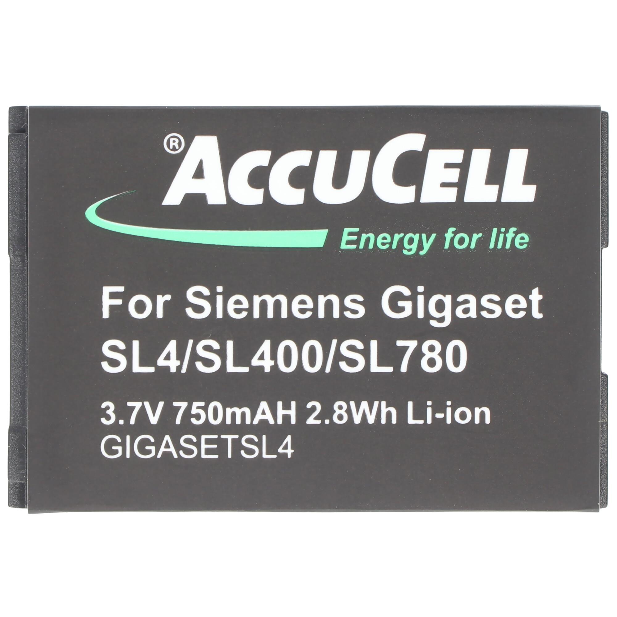 Siemens SL4, SL400, SL78, SL780, SL785, SL788 için uygun AccuCell pil