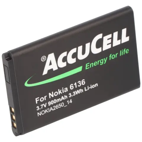 Nokia 6300, BL-4C için uygun batarya