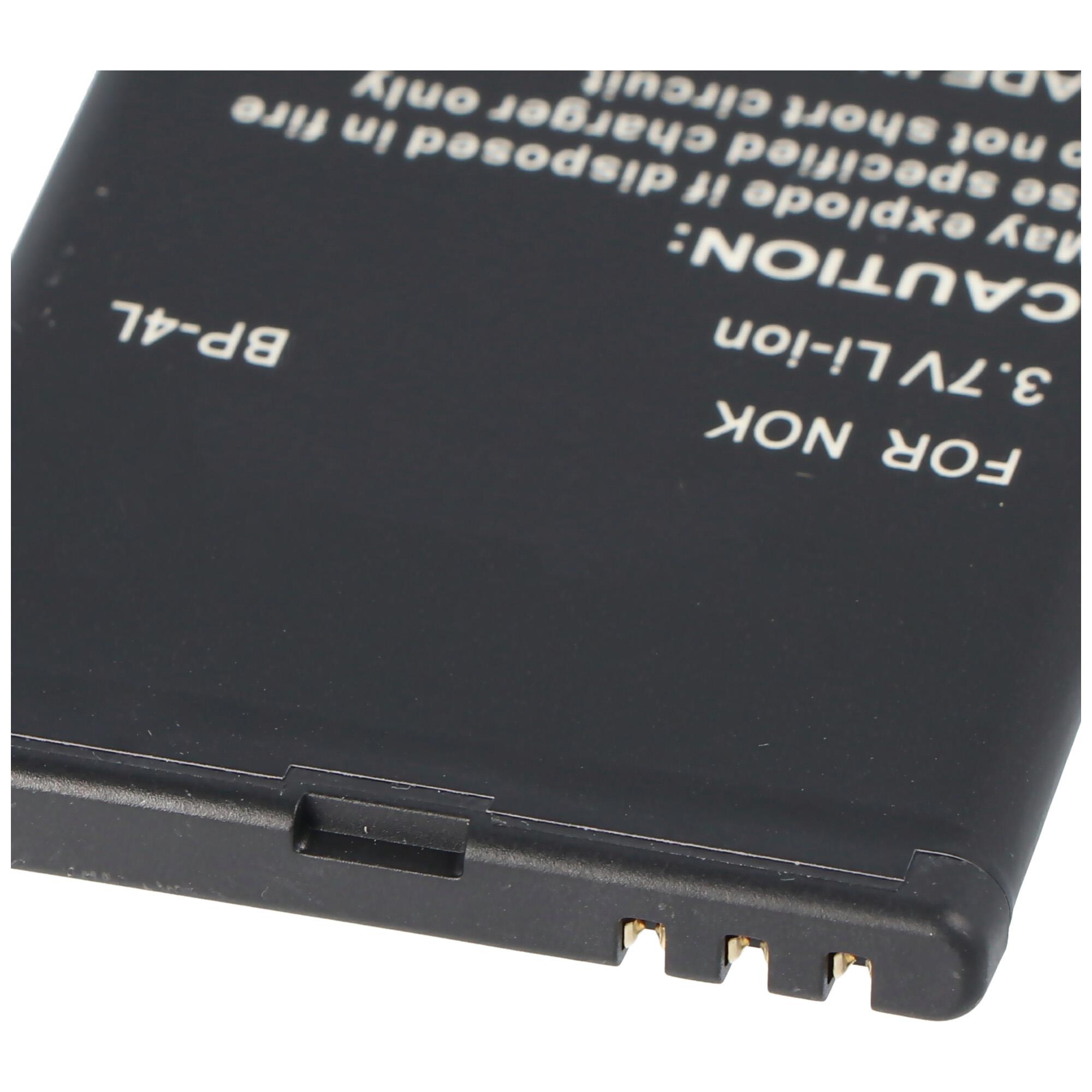 Nokia 6650, E55, N810, BP-4L, 1000mAh için uygun AccuCell pil