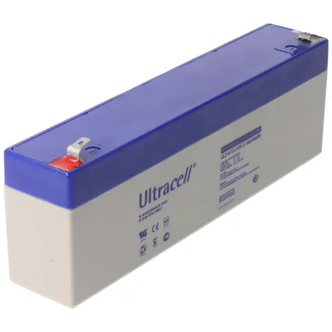 Ultracell UL2.4-12, Boyutları 178 x 35 x 60 mm 12 volt 2.1 Ah