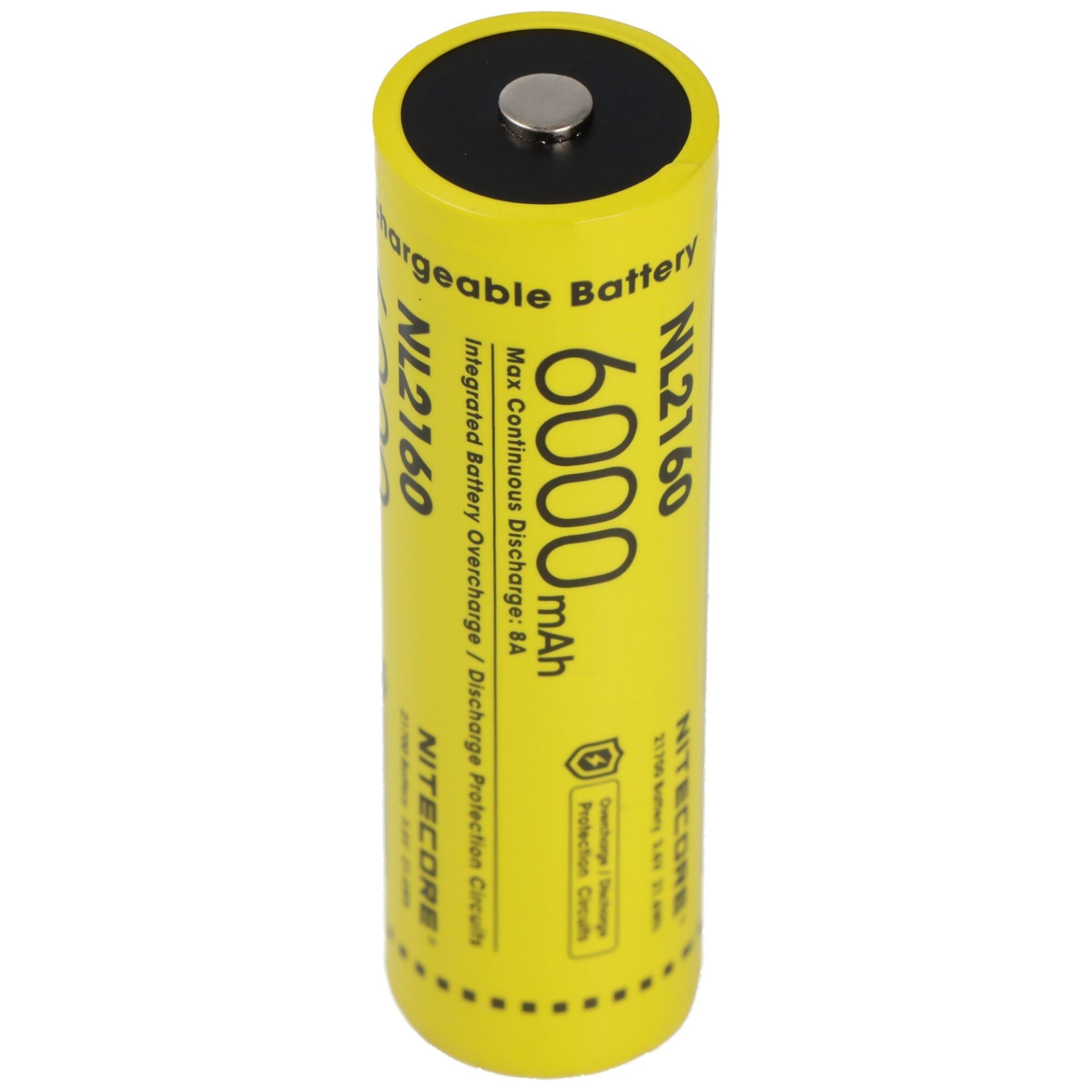 Nitecore NL2160 21700 Li-ion Pil 6000mAh 3.6V Korumalı